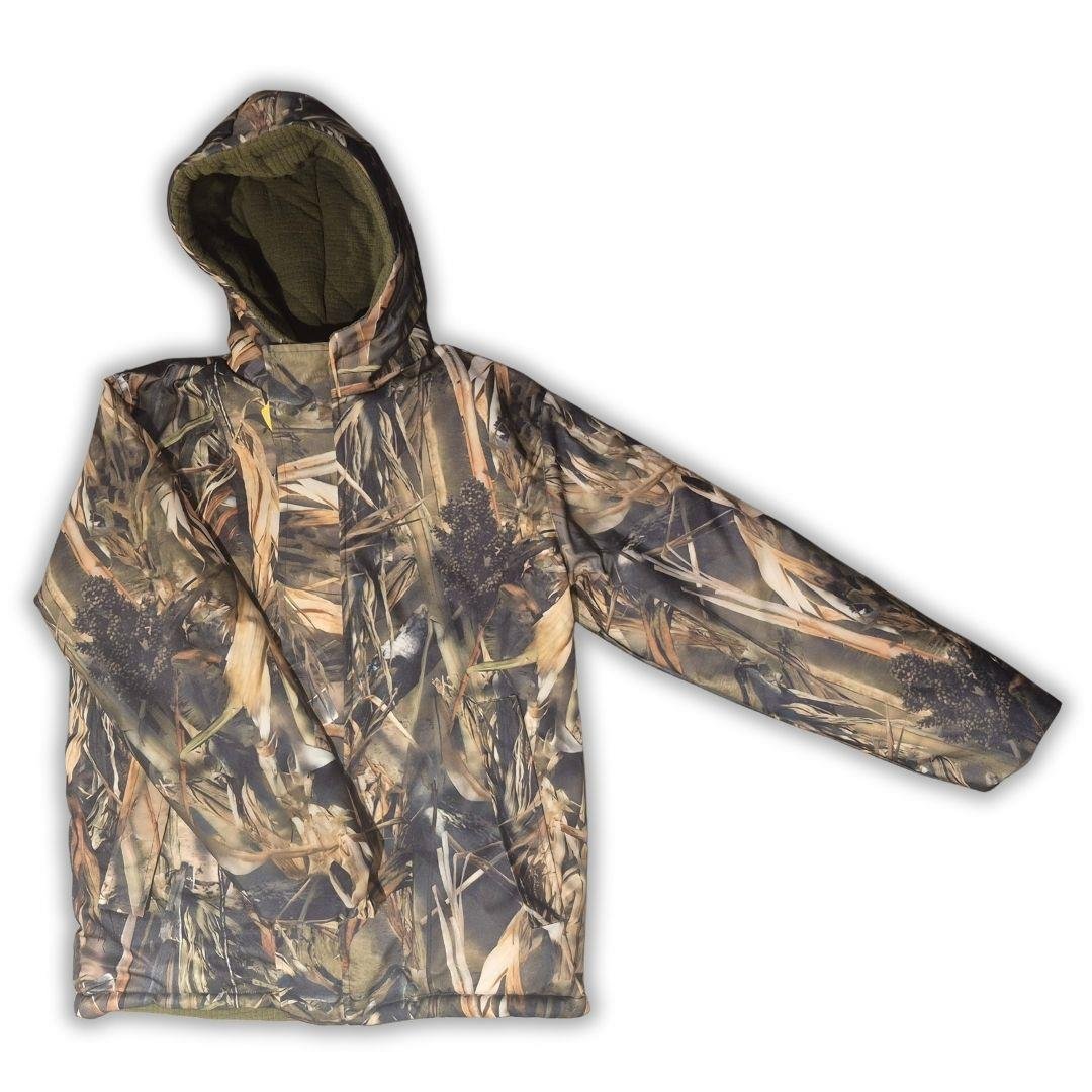 Men Hood Koyu Saz Desen Soğuk İklim Takım XL