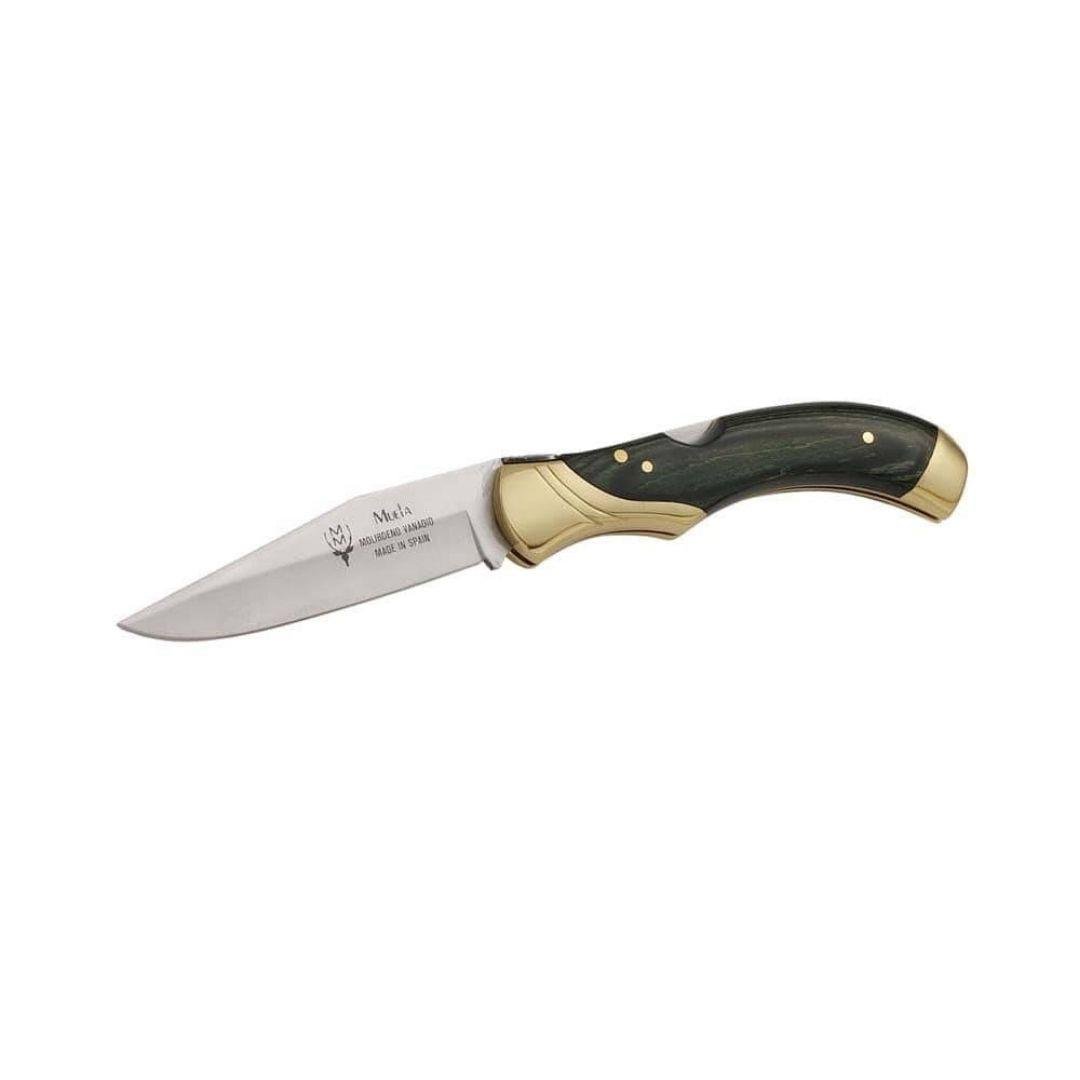 Muela GL 9,5cm Yeşil Çakı, Mercan Sap