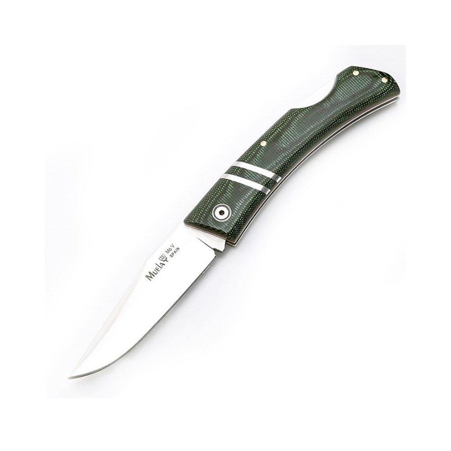 Muela ZX-8G ZX Serisi Yeşil Micarta Yüzeyli Çakı