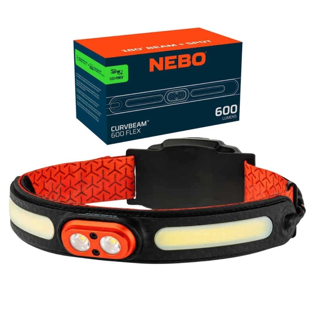 Nebo CurvBeam 600 Lümen Şarjlı Kafa Feneri