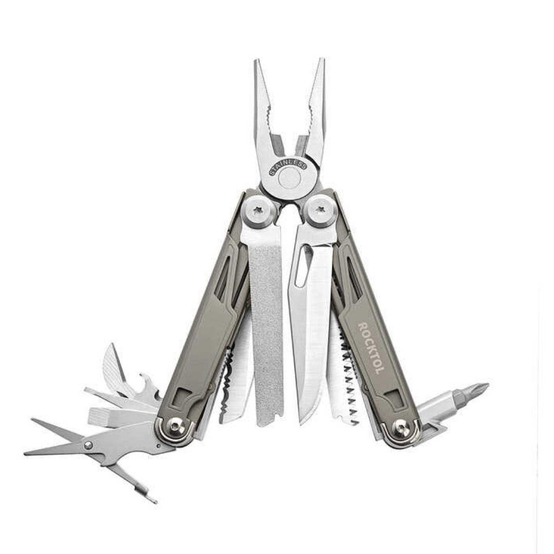 Rocktol 19 Fonksiyonlu Multitool Pense Kılıflı