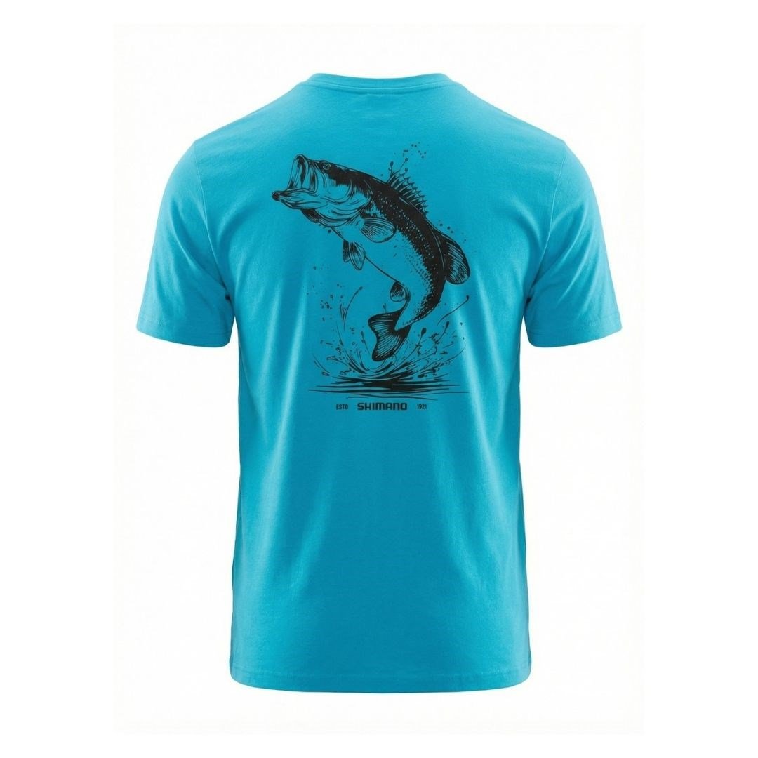 Shimano Blue Sea Bass T-Shirt (M)