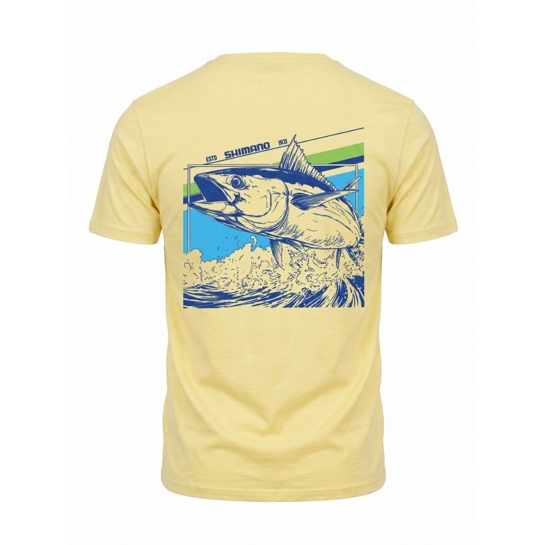 Shimano Sarı Tuna T-Shirt (S) 