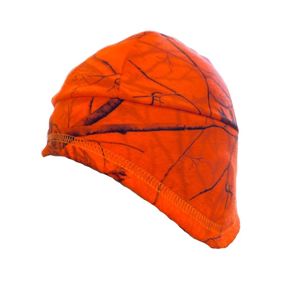 Spayko Çift Taraflı Orman Desenli - Turuncu Avcı Polar Bere