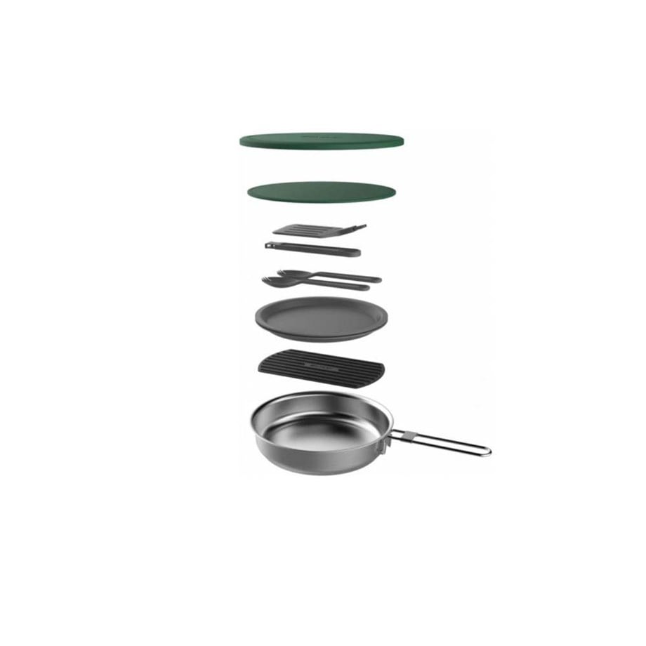 Stanley Adventure Çelik Kızartma Tava Seti (9 Parça) 0.94 Lt- Çelik