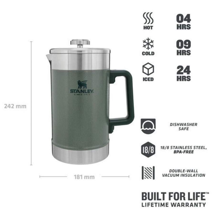 Stanley Klasik Stay Hot French Press 1.4 LT Yeşil