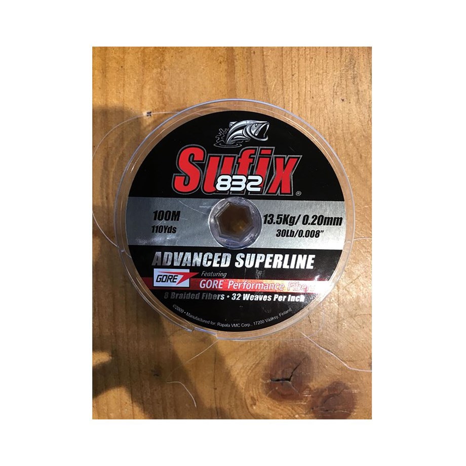 Sufix 832 Advanced Superline Beyaz İp Misina 100 Mt