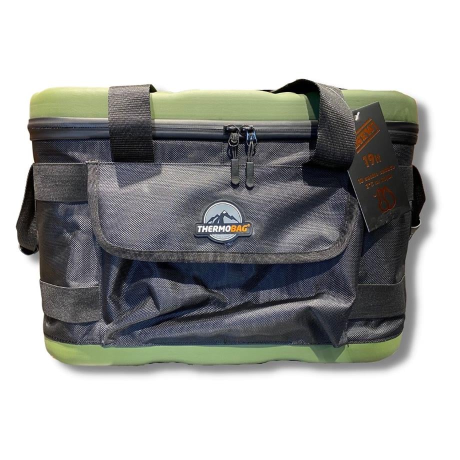 Thermo Bag Thermobag 19 Litre Termal Soğutucu Çanta [Dijital Derece Göstergeli] Haki
