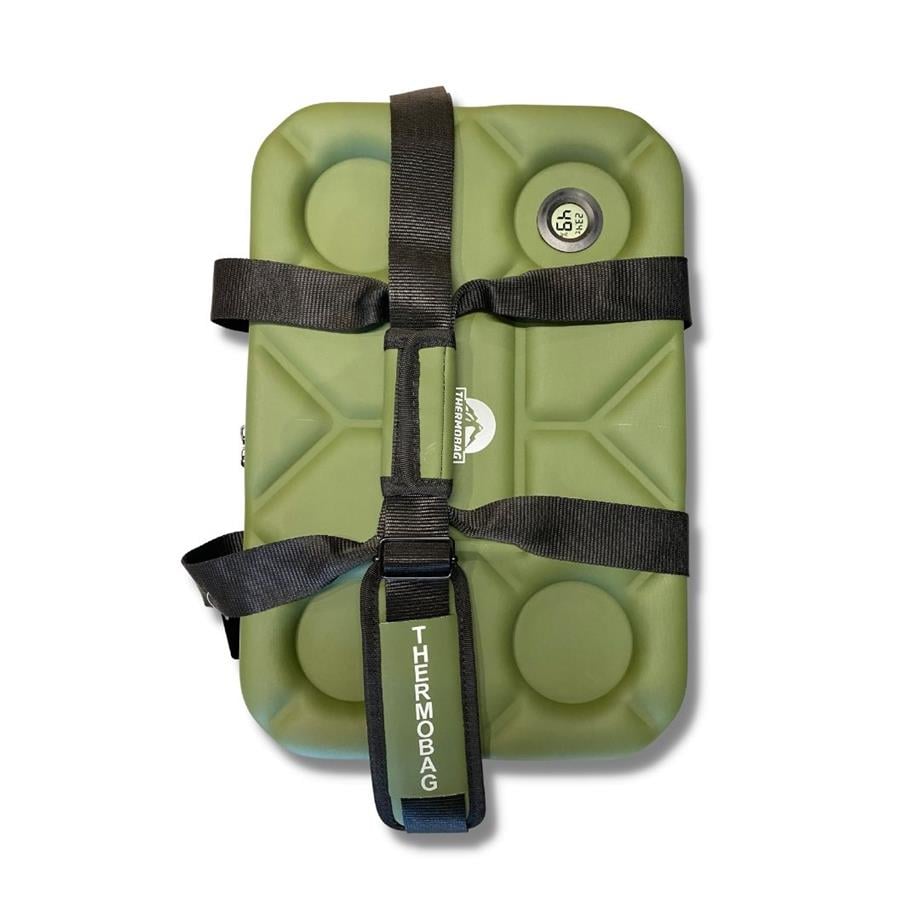 Thermo Bag Thermobag 19 Litre Termal Soğutucu Çanta [Dijital Derece Göstergeli] Haki