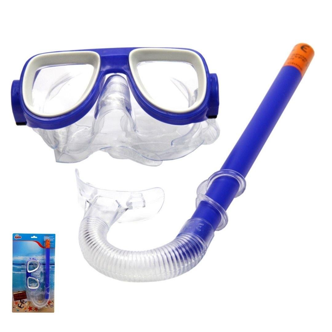 Vardem Kartela Oval Gözlüklü Şnorkel Set Mavi