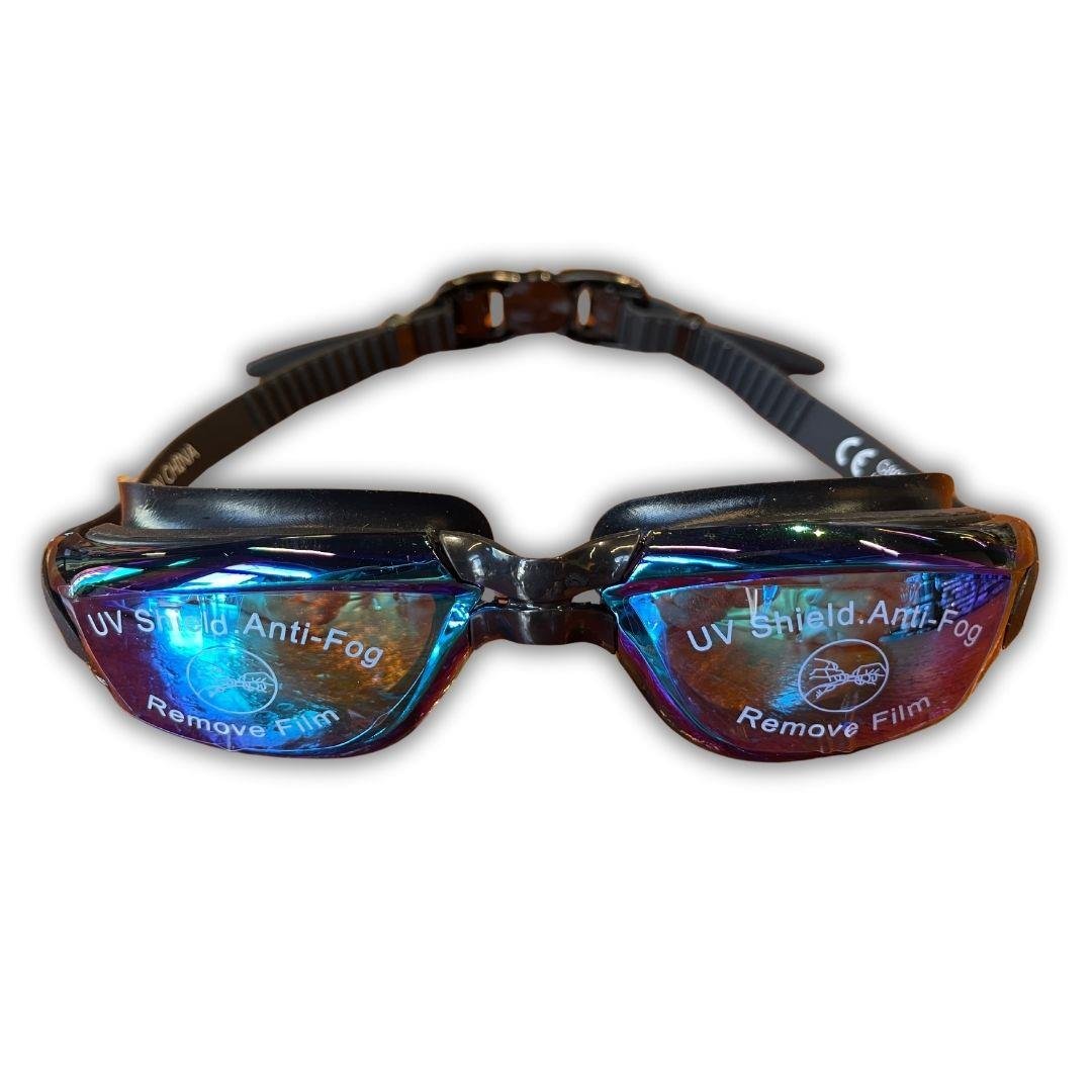 Vardem Silikon Yüzücü Gözlüğü (Buğu Önleyici & Uv Filtre) G802DM Siyah-mavi