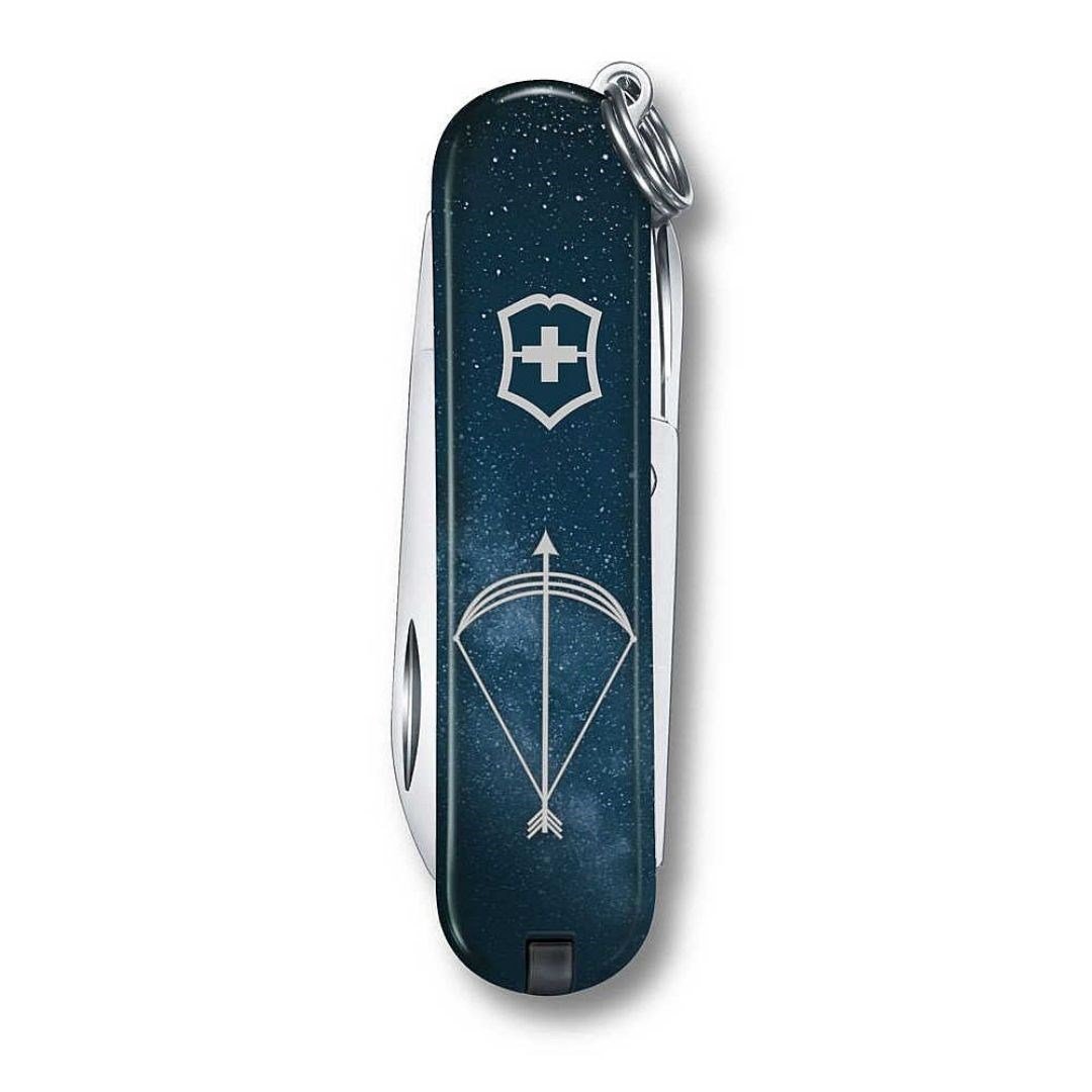 Victorinox 0.6223.2SAG Classic SD Zodiac Signs 58mm Çakı, Yay Burcu