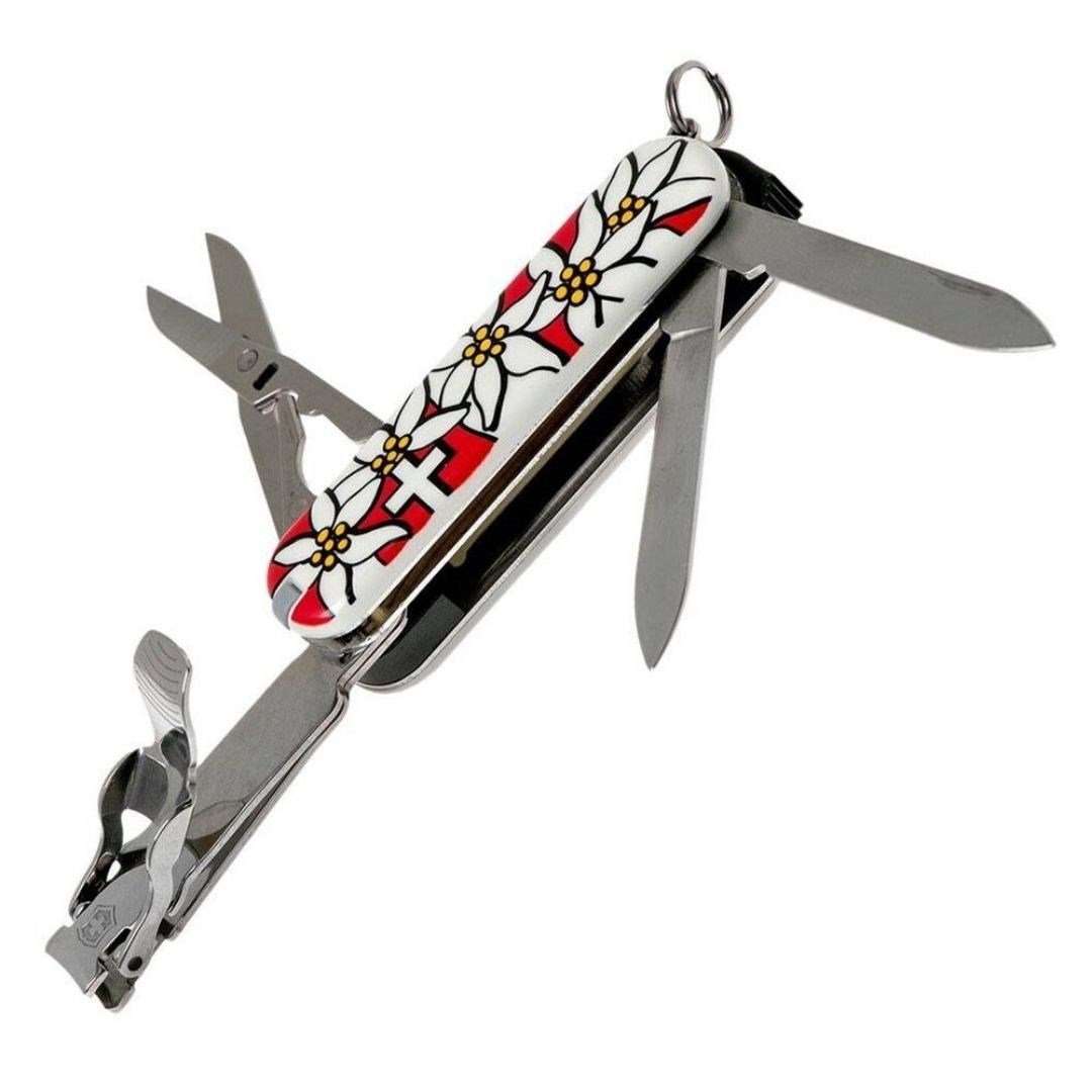 Victorinox 0.6463.840 NailClip 580 Edelweiss Desenli Tırnak Makaslı Çakı