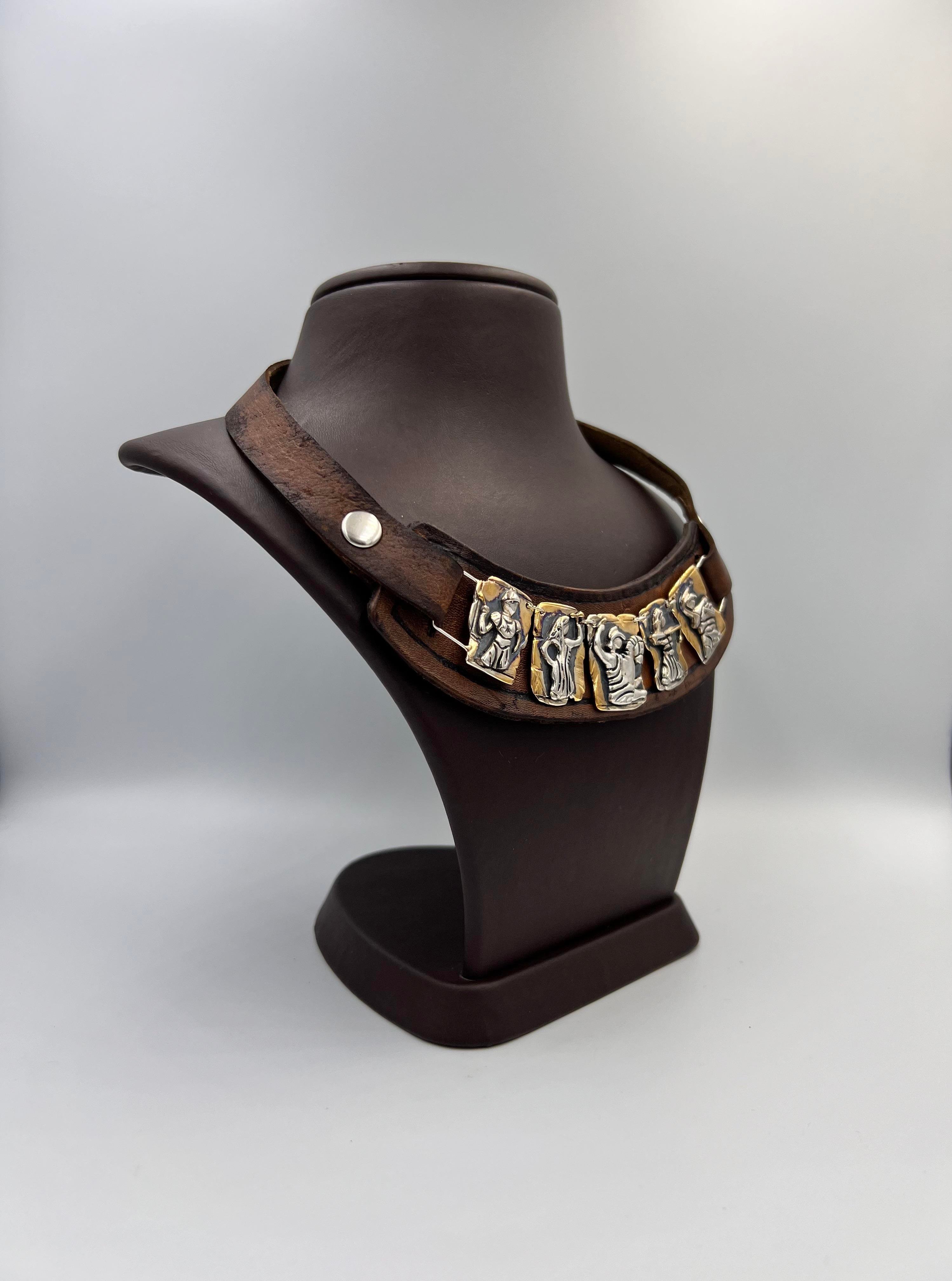 AMAZON KADINLARI DERİ GERDANLIK