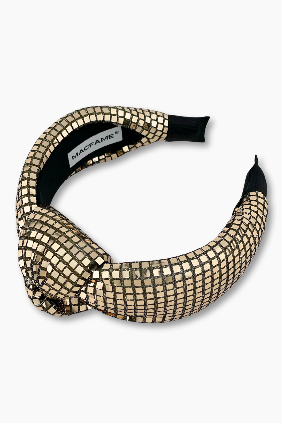 Altın Kare Pullu Kadın Taç