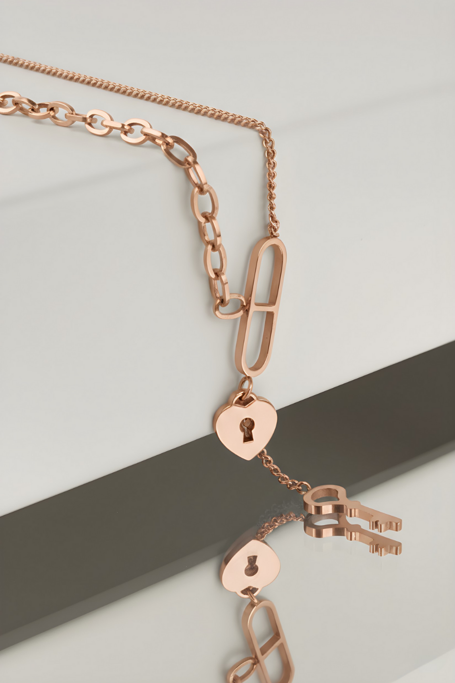 So Chic Kadın Kolye Rose Gold