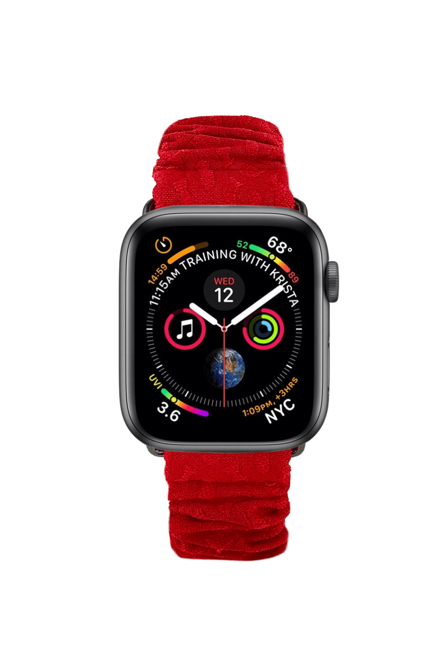 Apple Watch 8 Kordon Kırmızı 44mm
