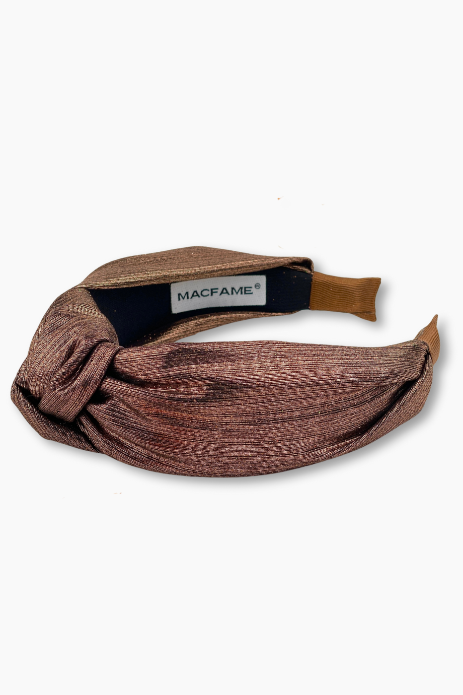 Copper Silvery Knotted Headband