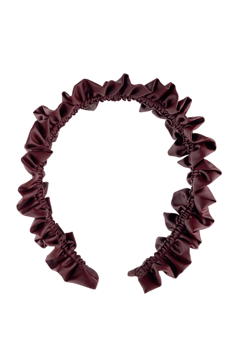 Kadın Büzgülü Deri Taç Modelleri