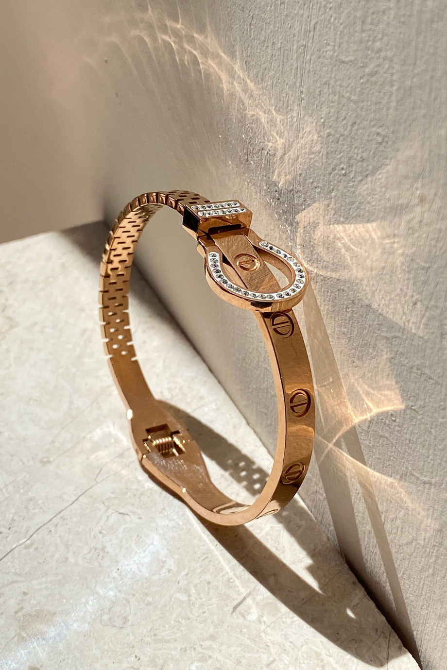 Çelik Taşlı Kelepçe Bileklik Modelleri