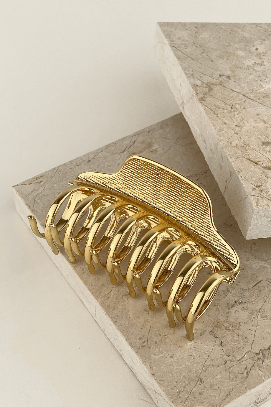 Kıskaçlı Topuz Tokası Gold