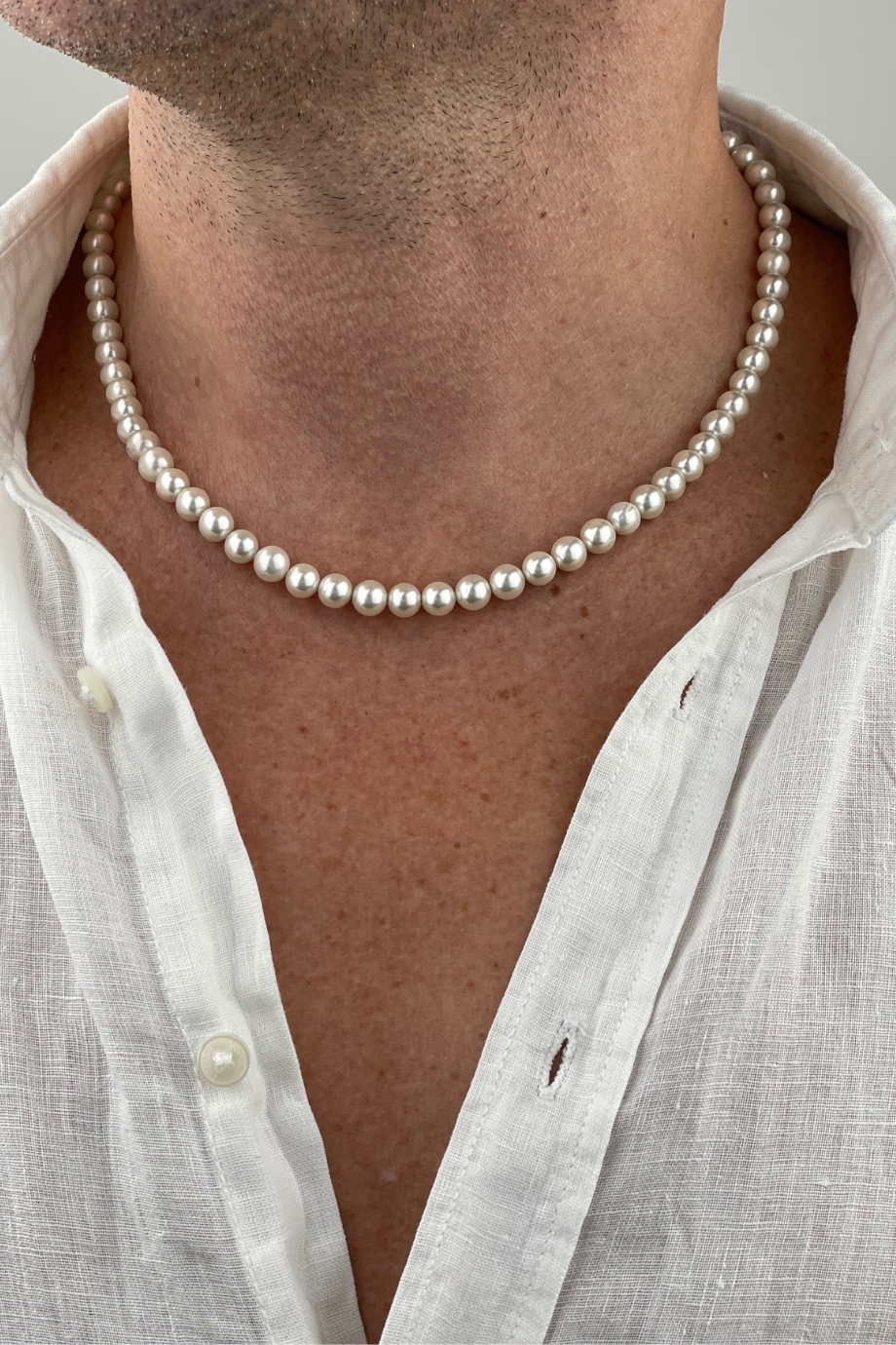 Erkek İnci Kolye Modelleri