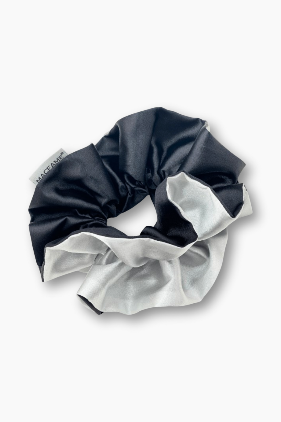 Saten Scrunchie Toka Modelleri Beyaz