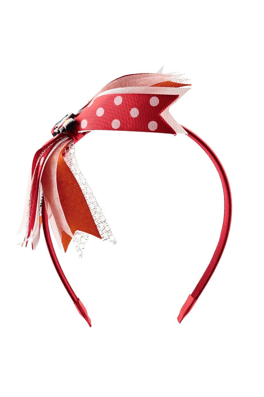 Fiyonk Snoopy Figürlü Kurdela Çocuk Tacı Kırmızı