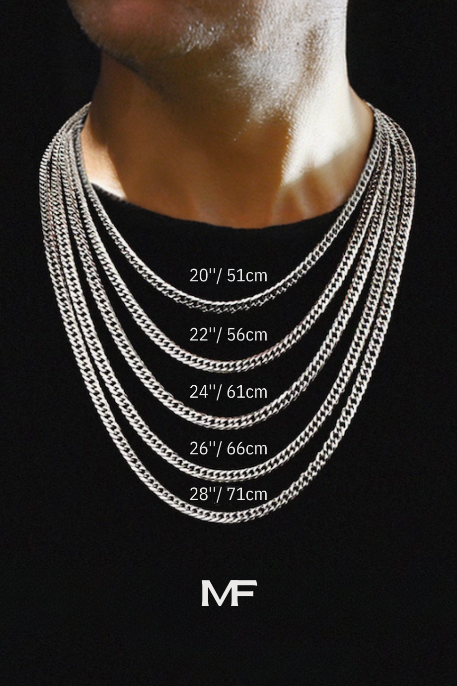 Erkek Kolye Uzunluk Hesaplama