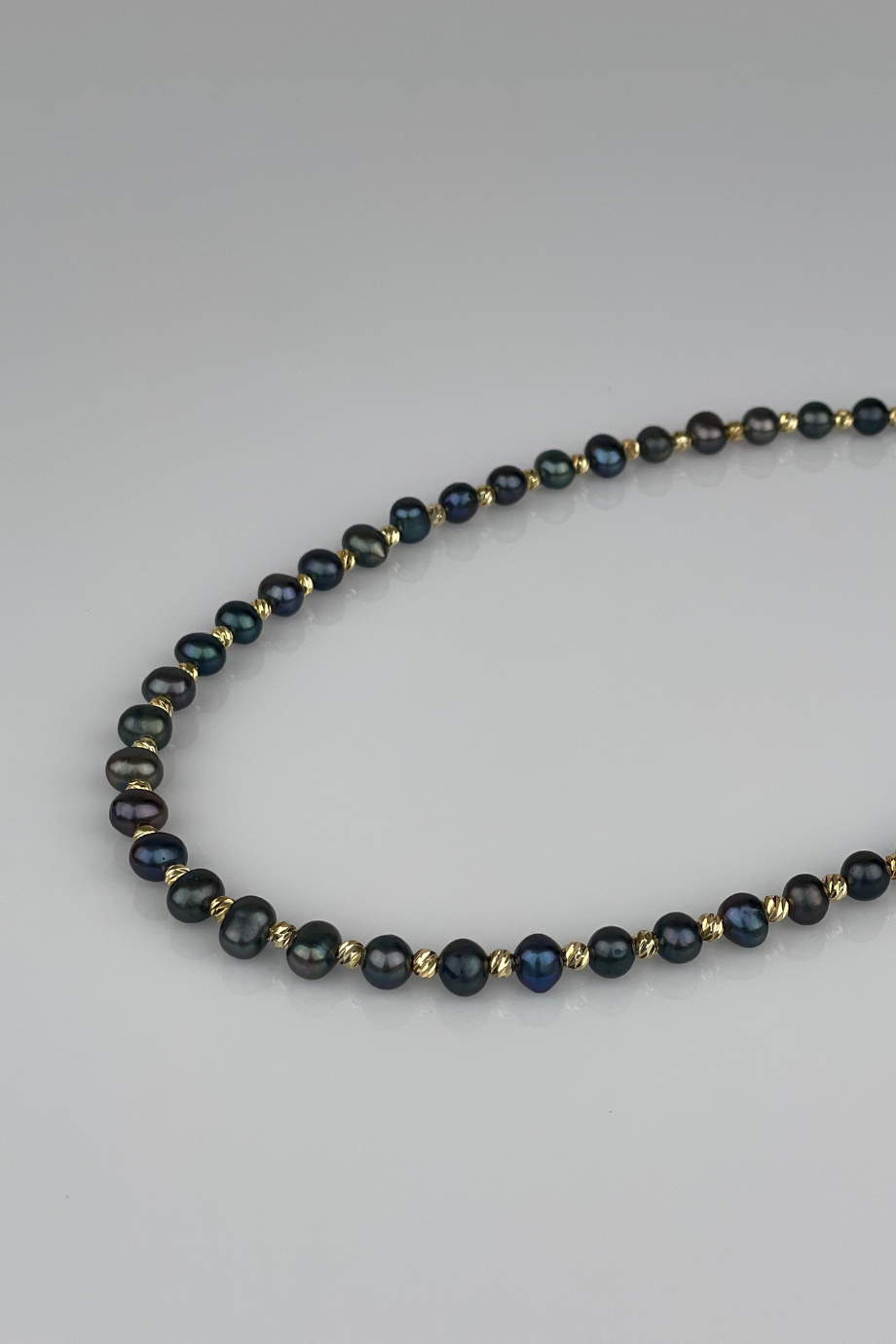 Siyah İnci Erkek Kolye Modelleri