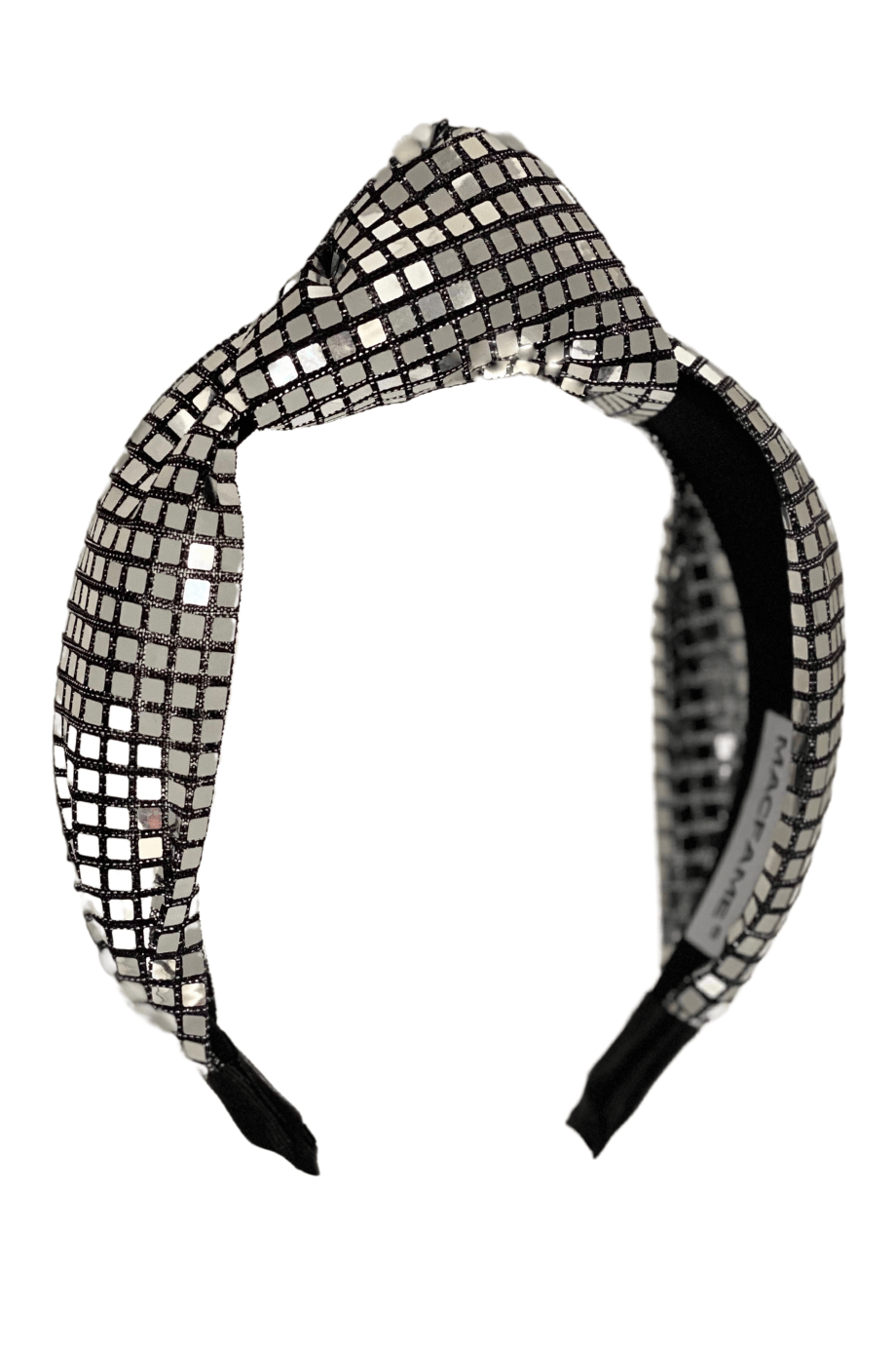 Silver Square Sequin Headband