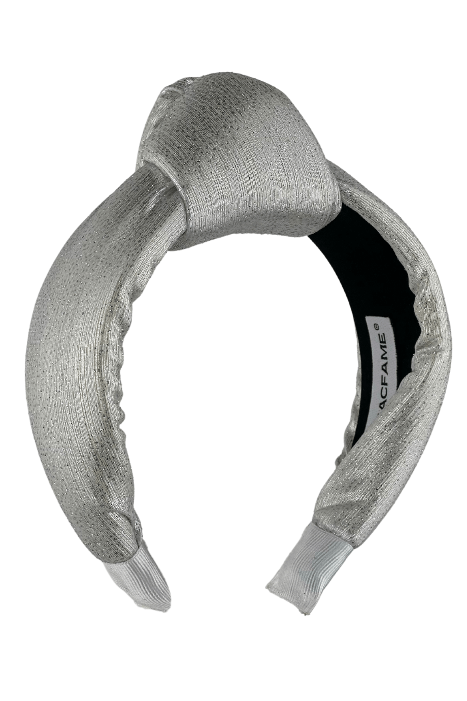 Silver Silvery Knotted Headband for Women