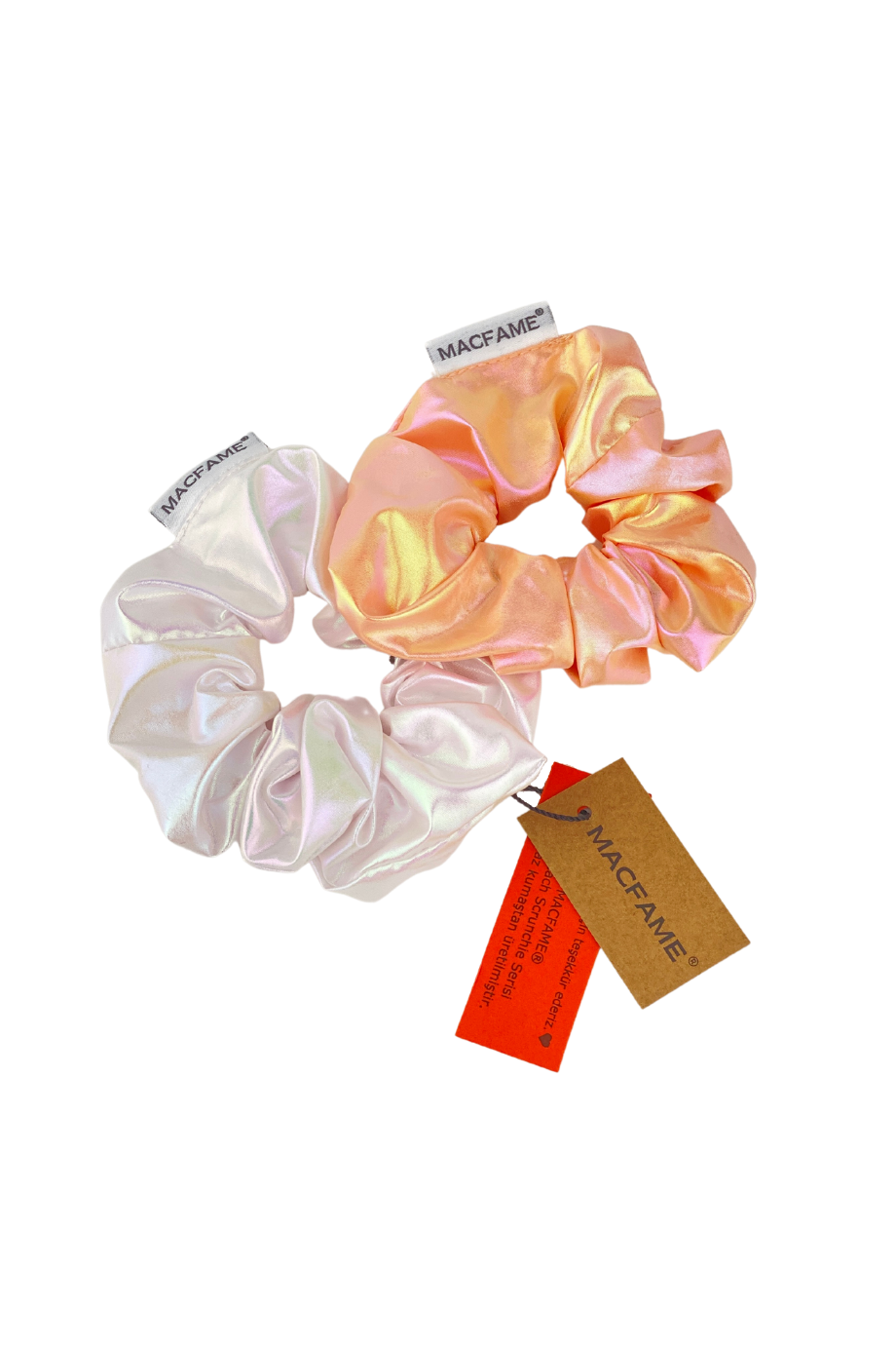 İkili Su Tutmaz Scrunchie Toka Seti