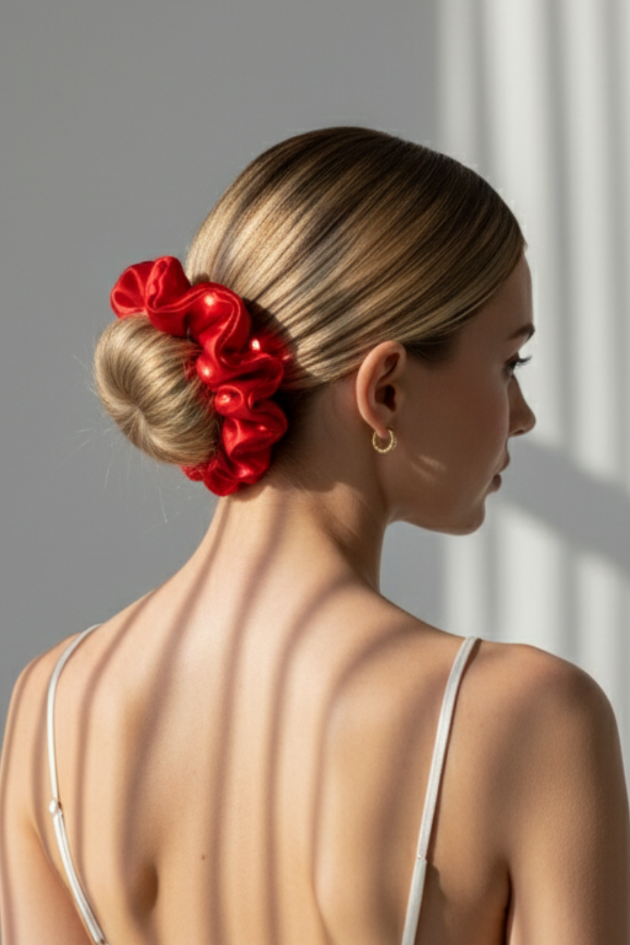 Işıklı Kırmızı Yılbaşı Tokası