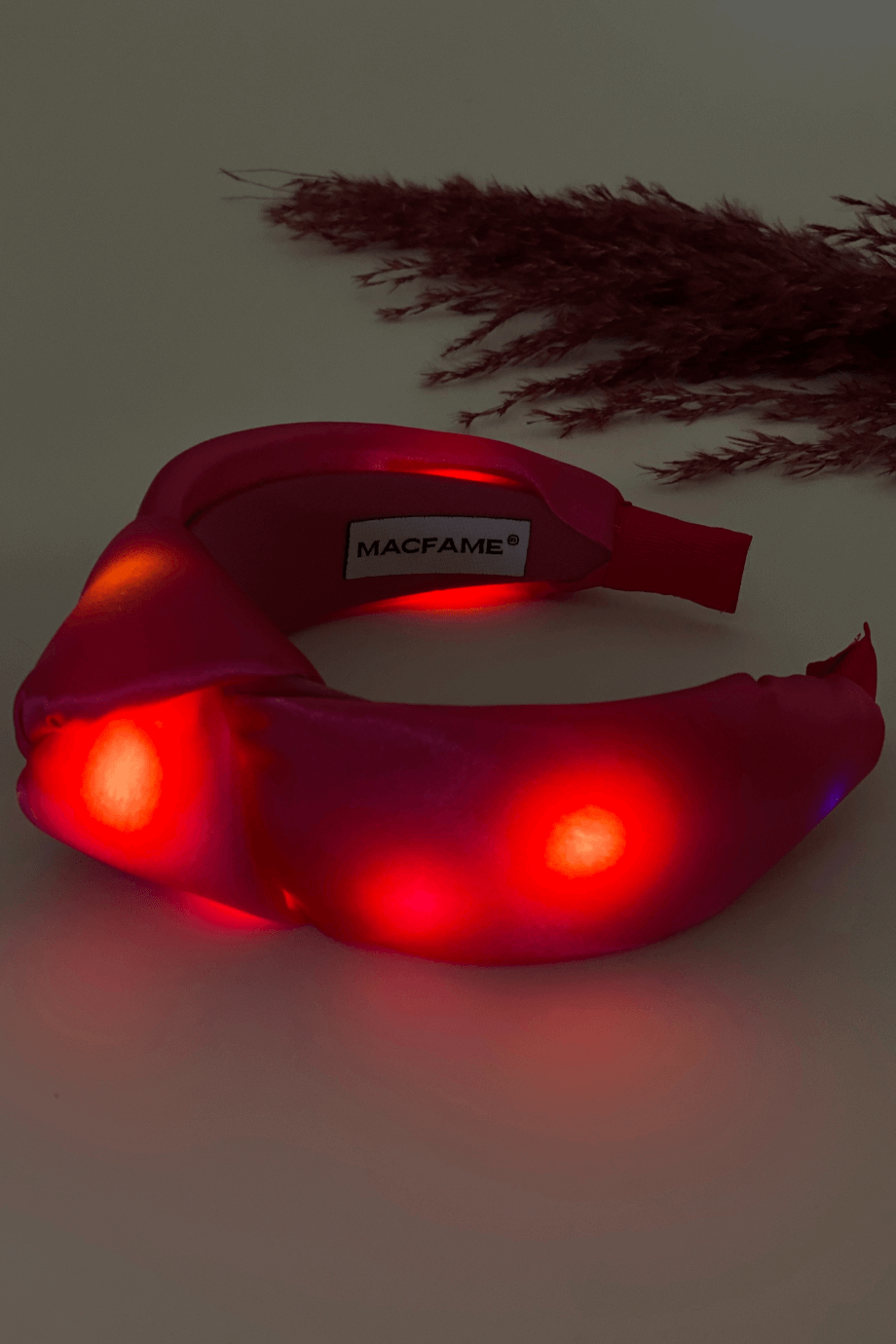 Işıklı Süngerli Taç Fuşya