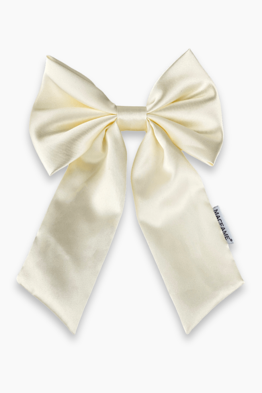 Beyaz Saten Fiyonk Hediye Toka