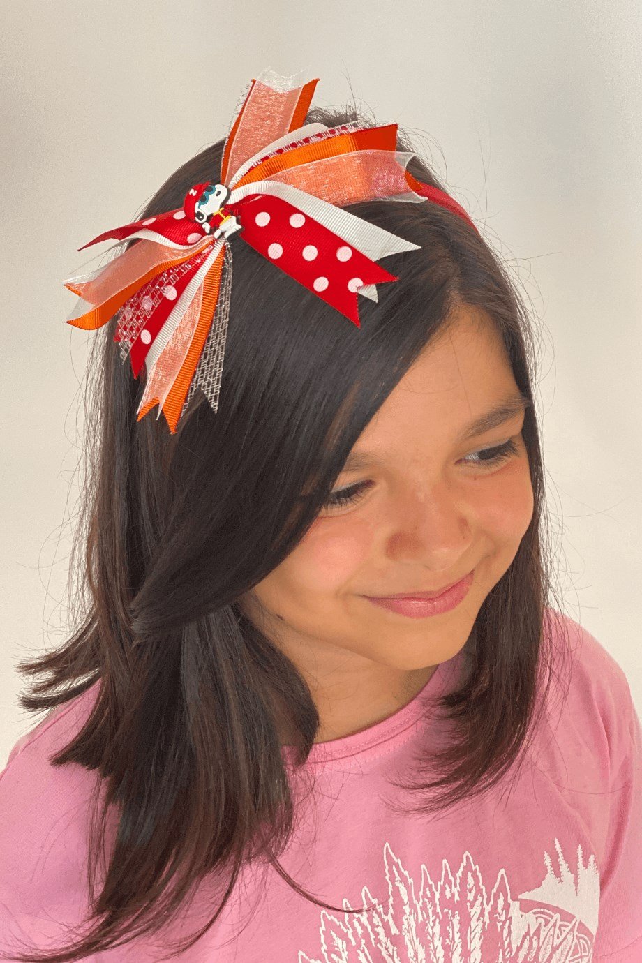 Macfame Fiyonk Snoopy Figürlü Kurdela Çocuk Tacı Kırmızı