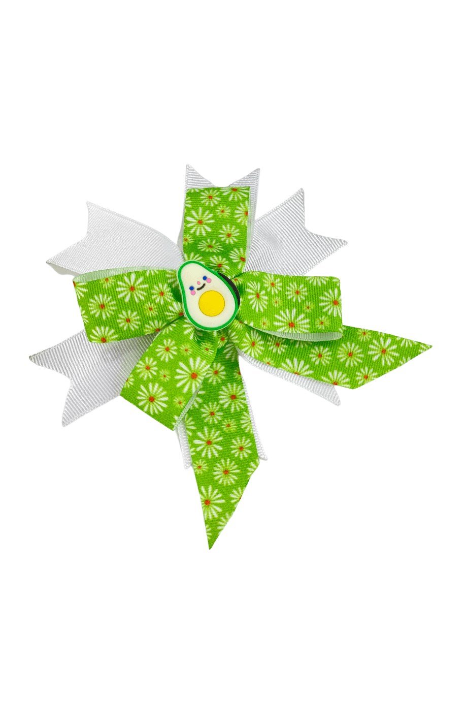 Macfame Grogrenli Kurdelalı Avokado Figürlü Çocuk Çıtçıtlı (Otomatik) Toka Yeşil