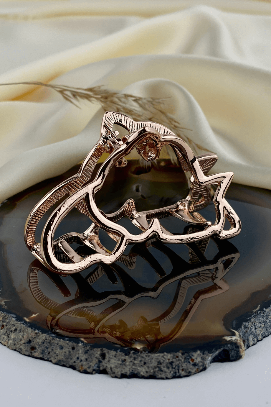 Metal Mandal Toka Rose