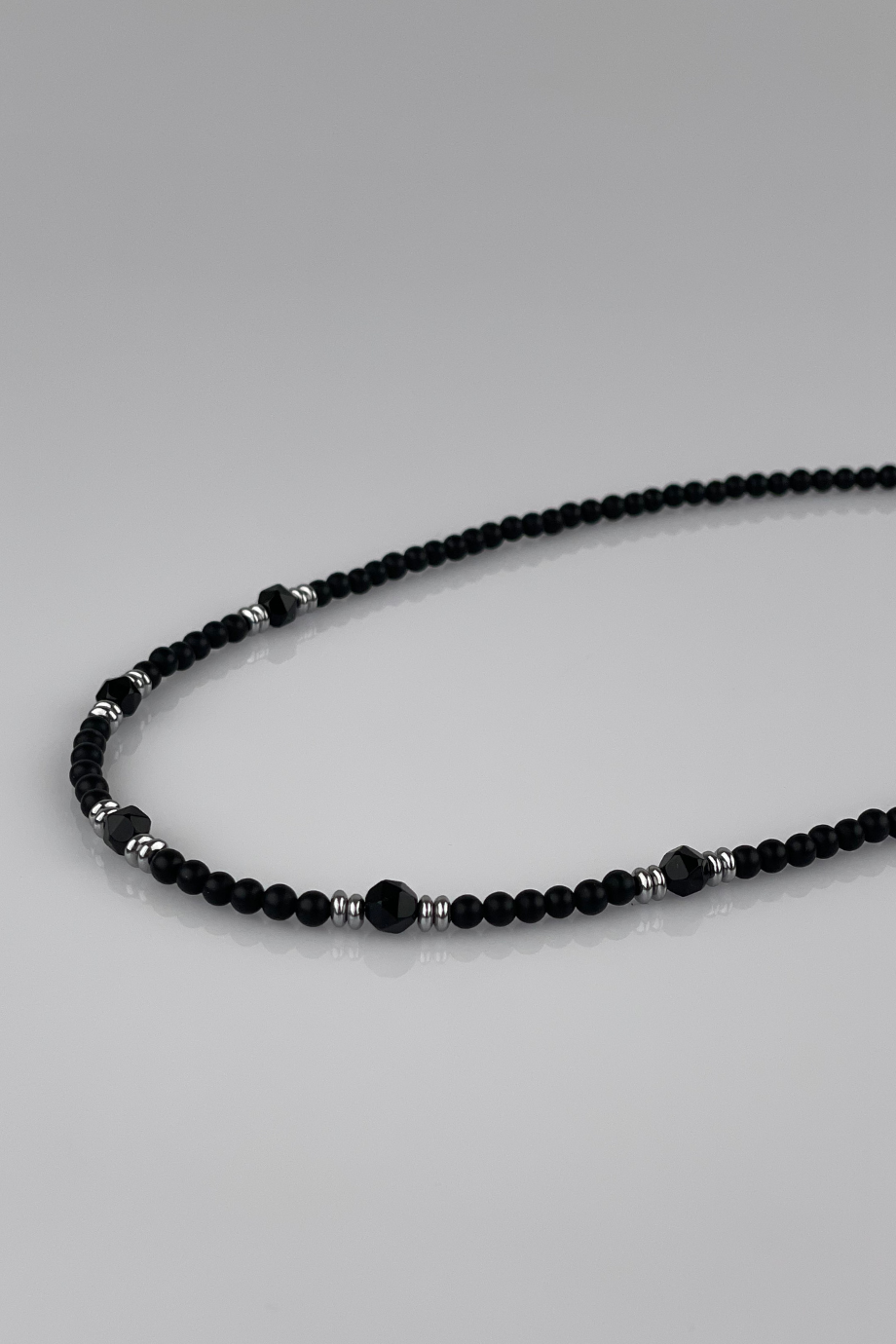 So Chic Doğal Taşlı Oniks Kolye