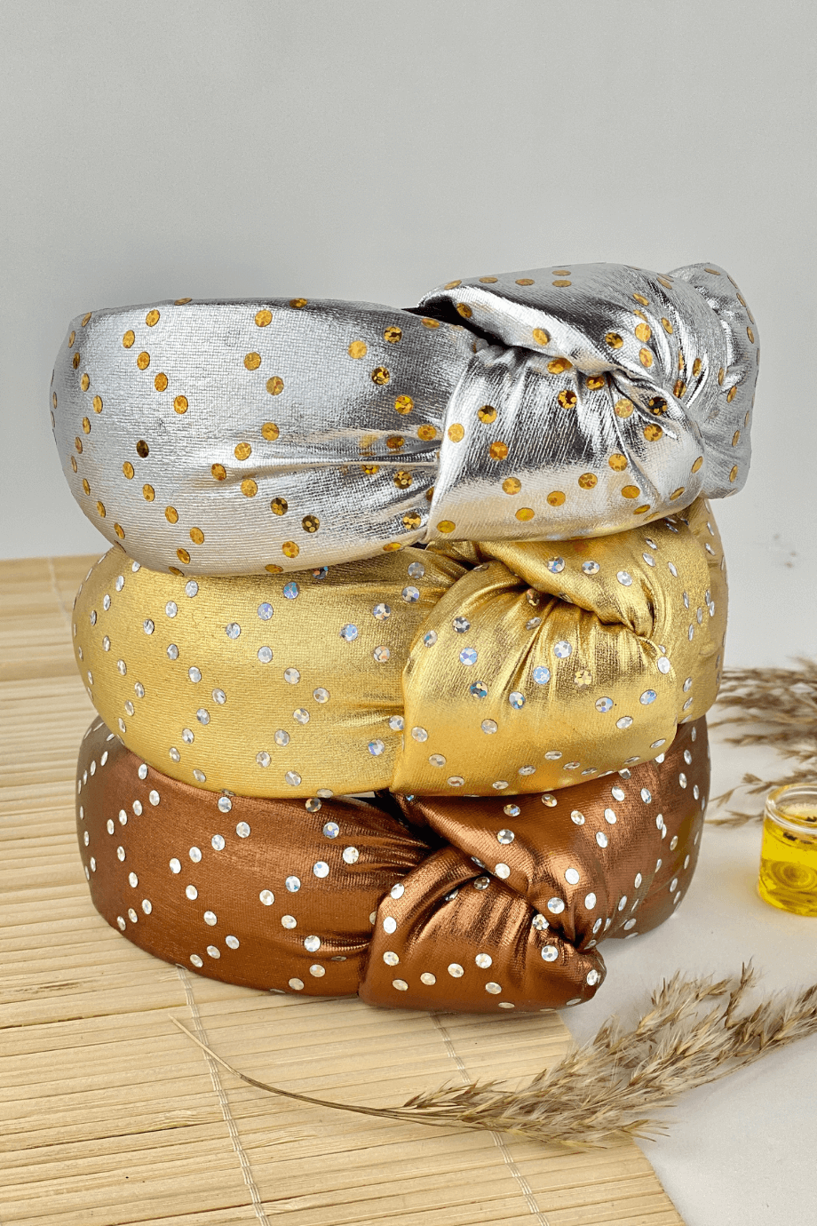 Shimmer Padded Headband Copper