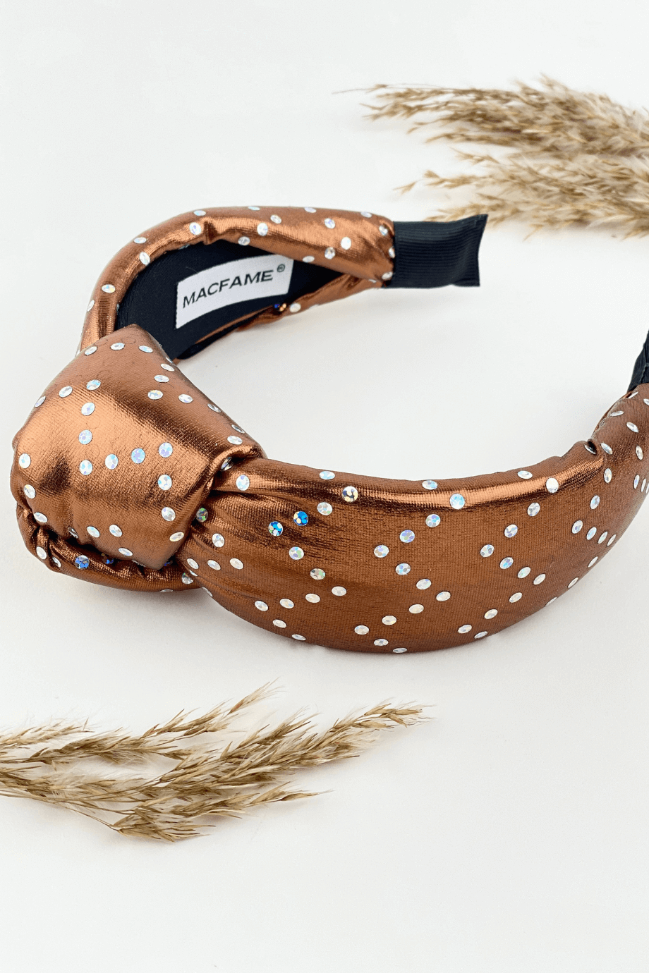 Shimmer Padded Headband Copper