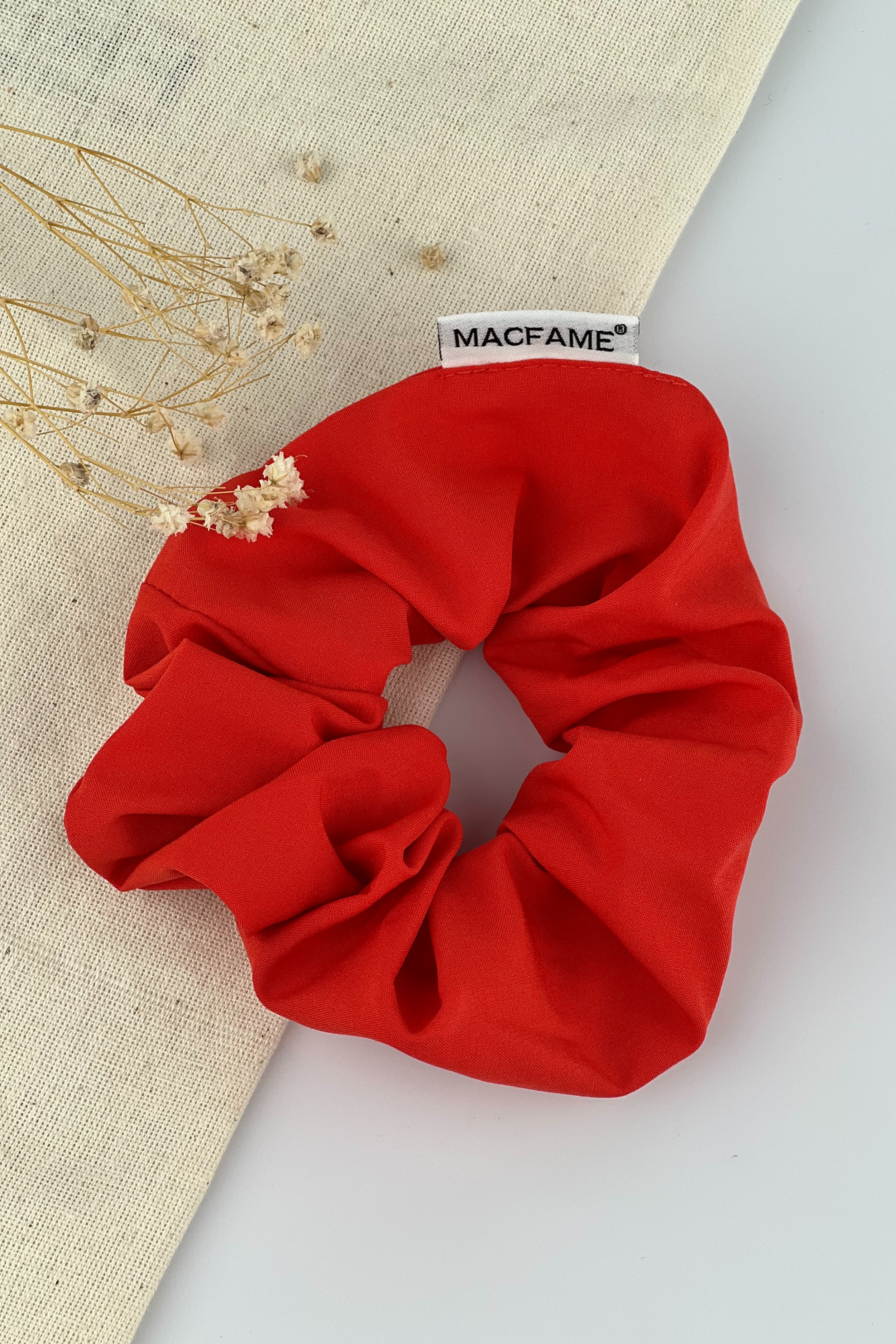 Nar Çiçeği Scrunchie Toka