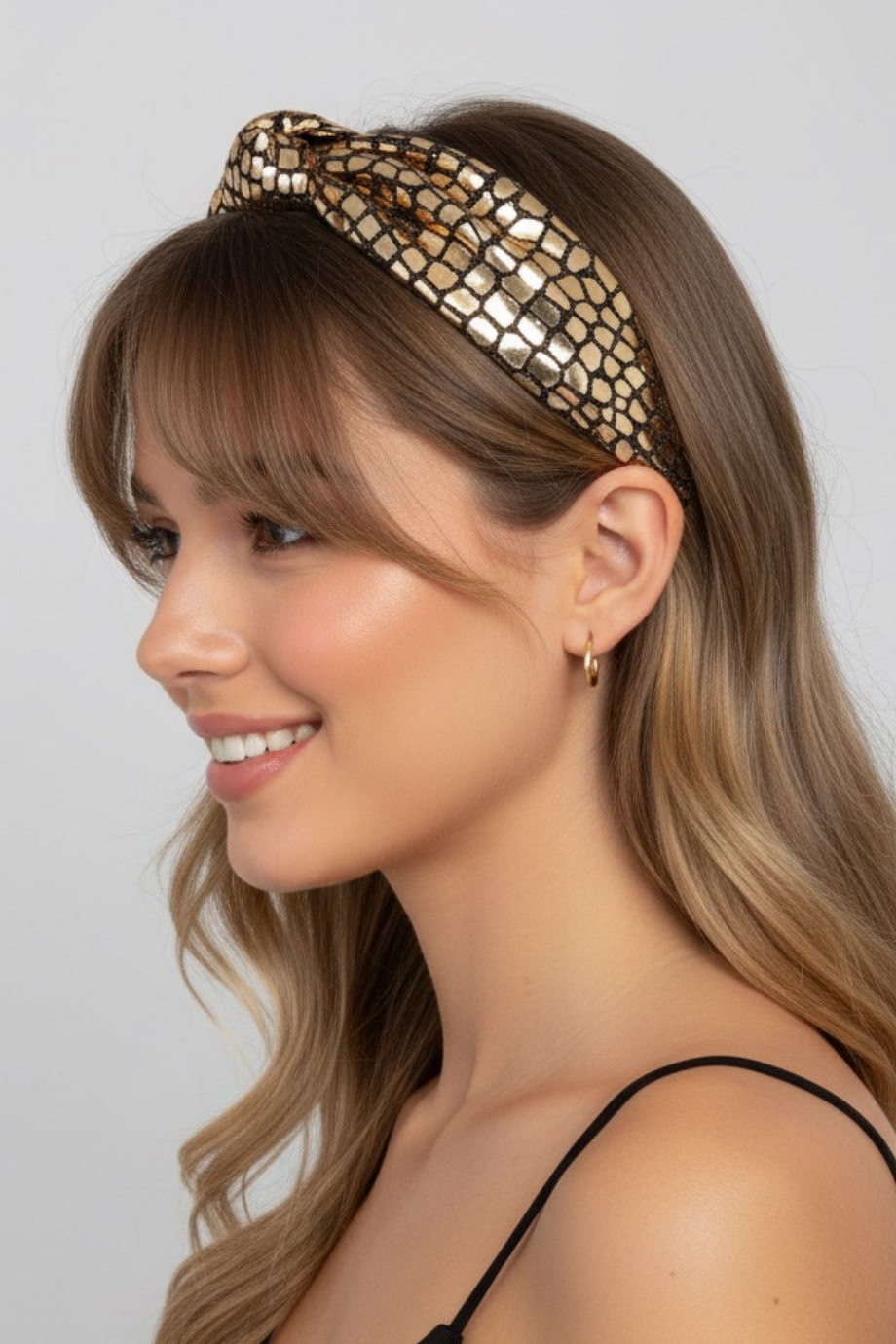 Gaios Özel Tasarım Saç Tacı Gold