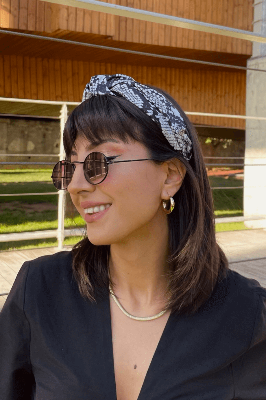 Gri Yılan Desen Düğümlü Taç Fiyatları