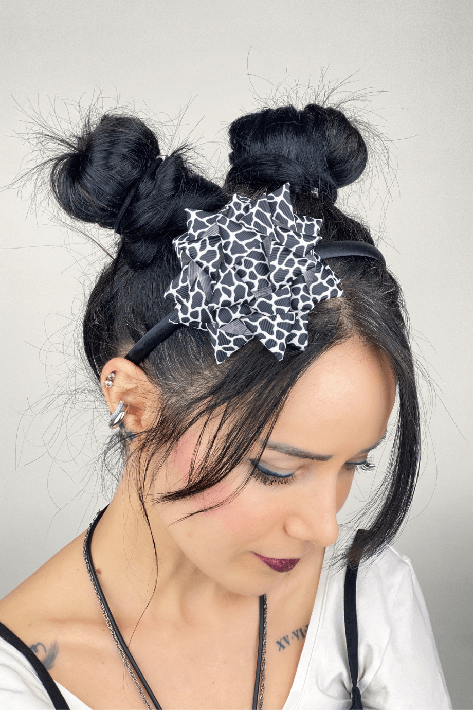 Zebra Desenli Saç Aksesuarları