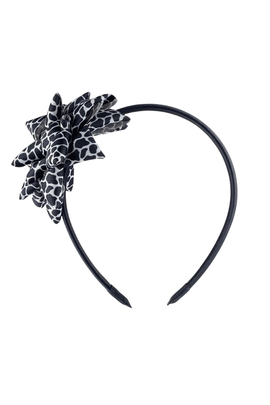 Zebra Desenli Kurdelalı İnce Taç Modelleri