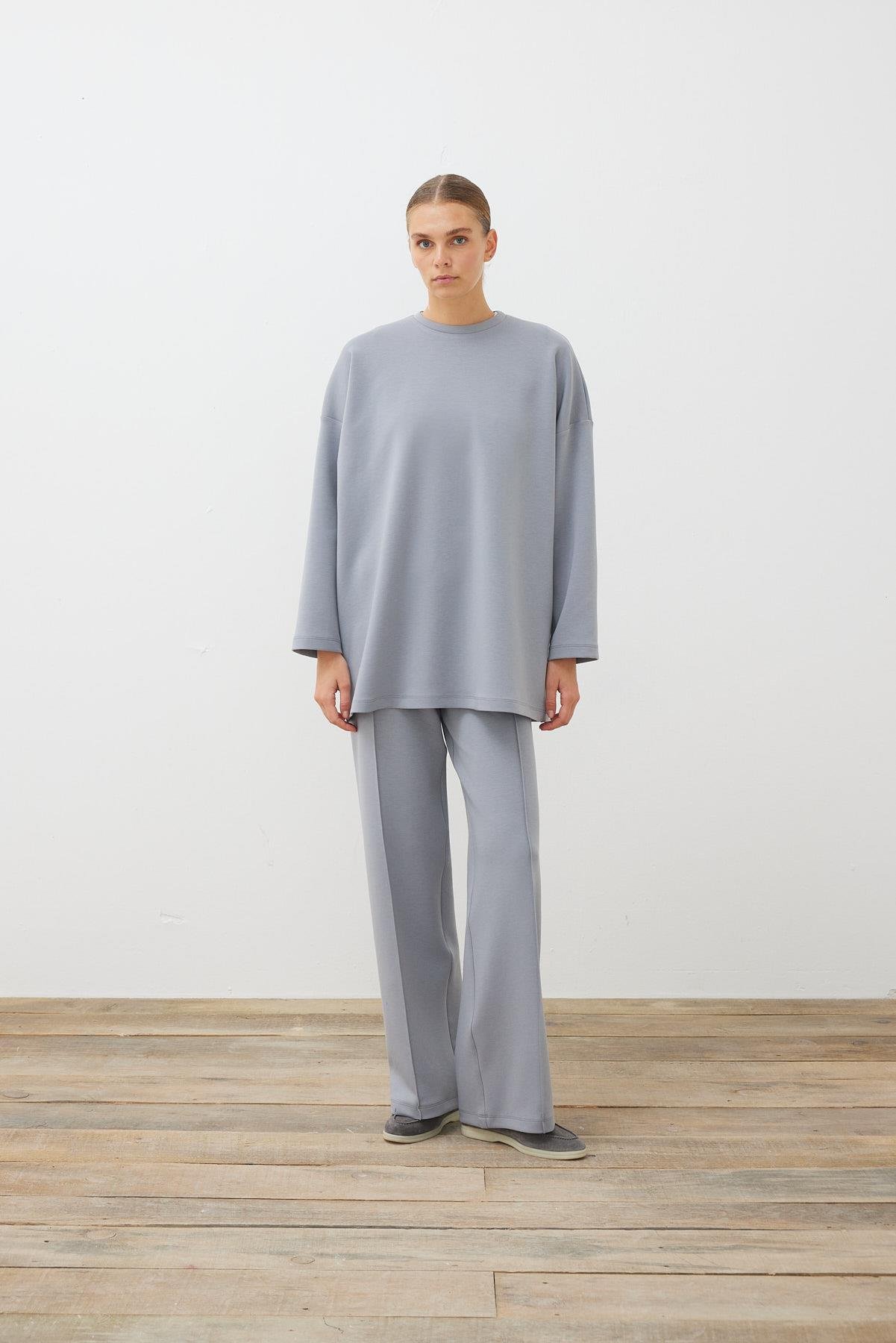 ACTIVE BASIC PANTOLONLU TAKIM GRİ