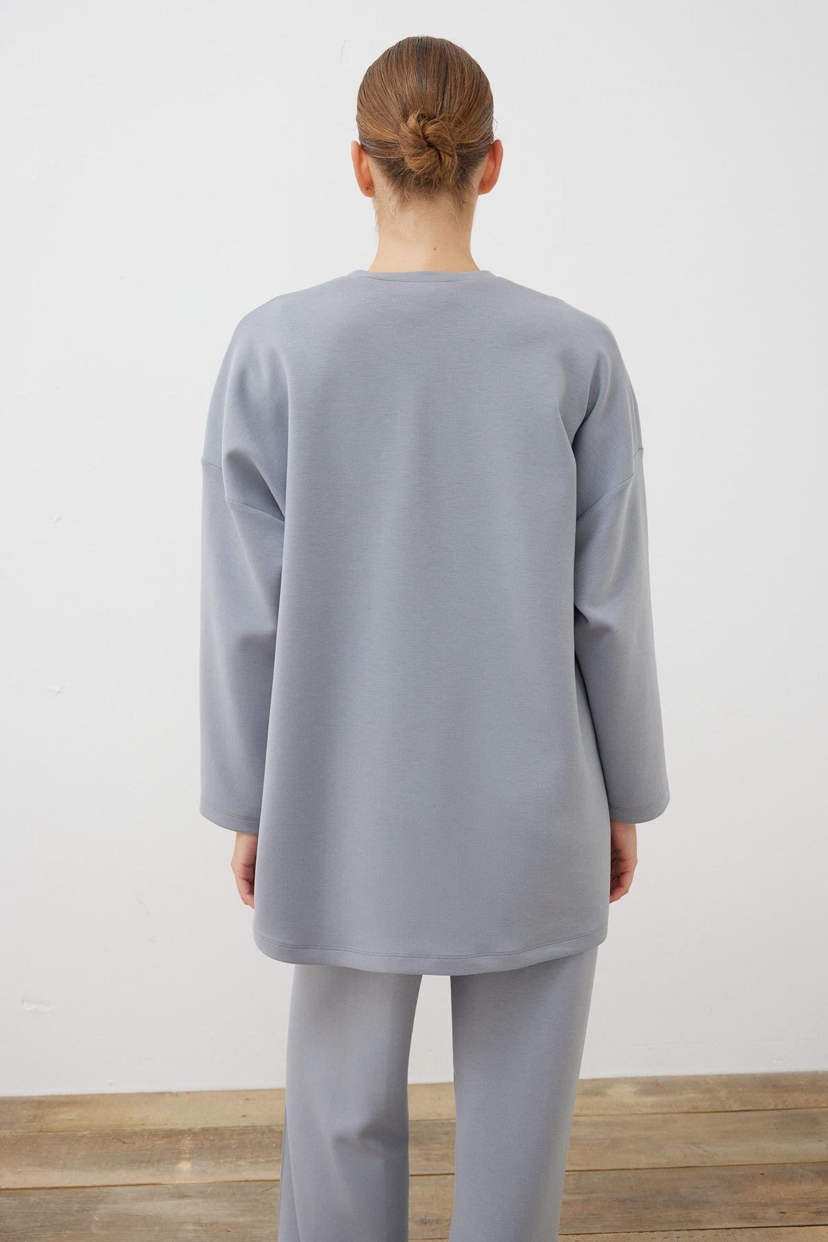 ACTIVE BASIC PANTOLONLU TAKIM GRİ