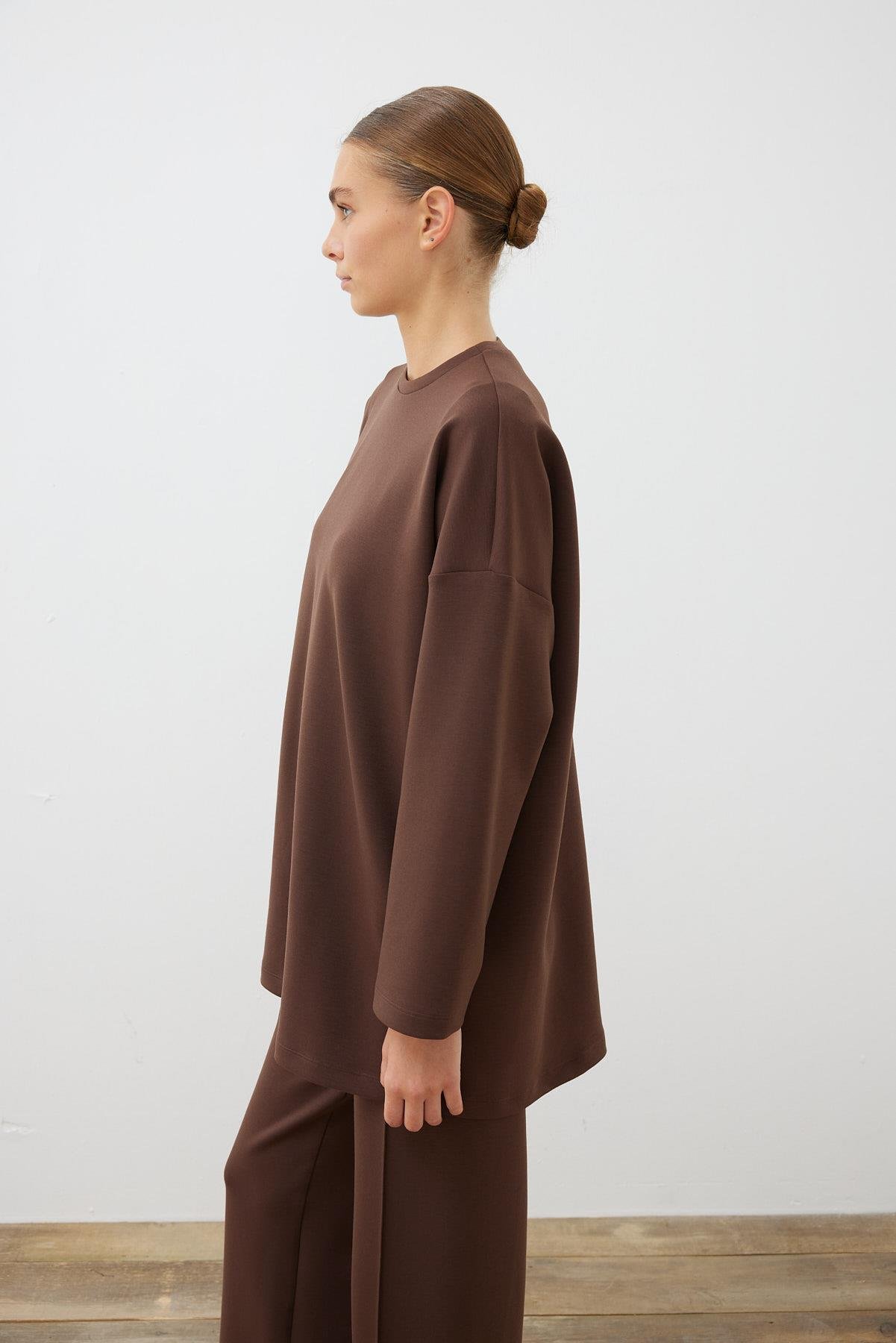 ACTIVE BASIC PANTOLONLU TAKIM KAHVE